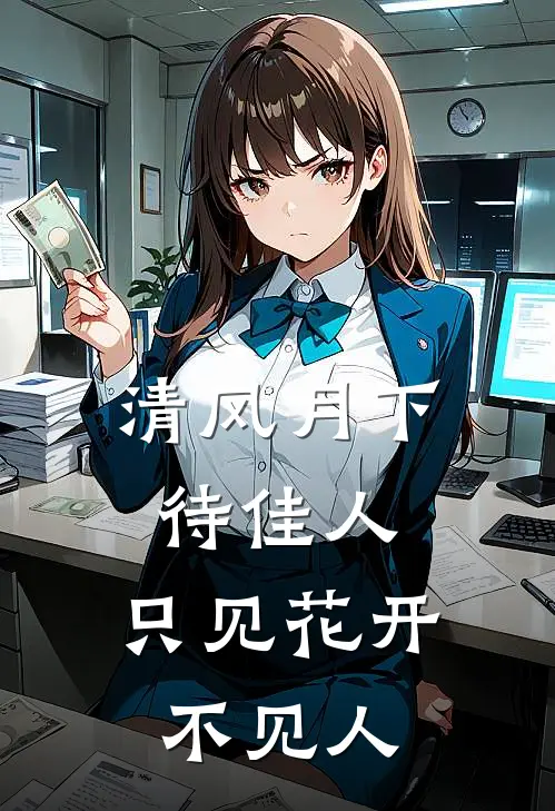 清风月下待佳人,只见花开不见人