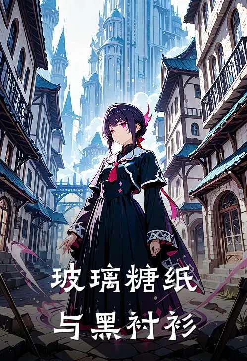 玻璃糖纸与黑衬衫